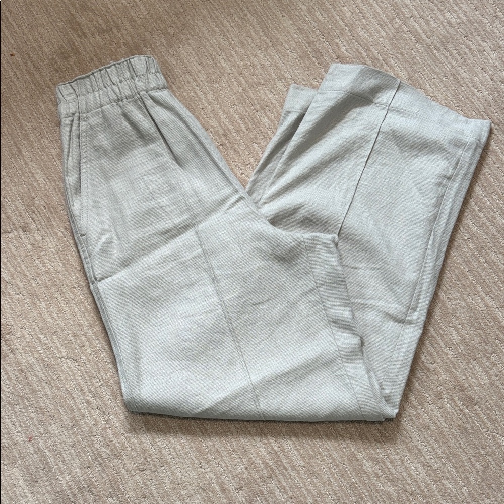 Madewell Heather Gray/Green Pants